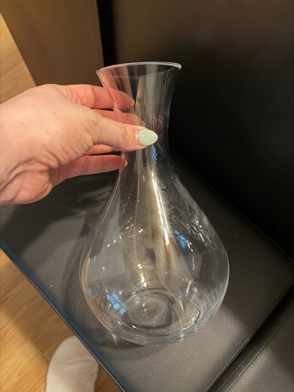 Clear Glass Vase Decanter - Home Accents